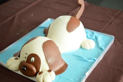 Puppy, the cake - Cake by Subhashini Ramsingh