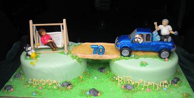 Celebrating Twins - Cake by CakeChick