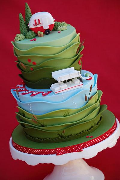 Pontoon Party - Cake by Lesley Wright