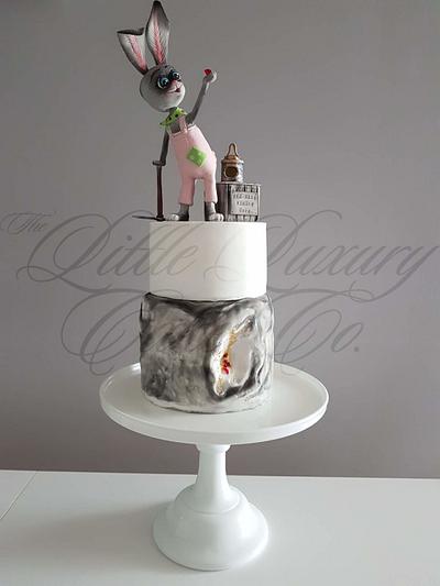 Hare & Geode Cake - Cake by Little Luxury Cake Co.