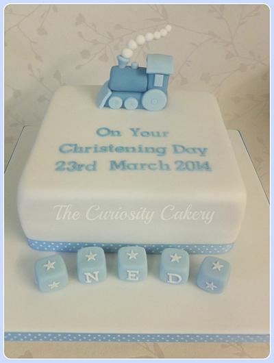 Choo choo - Cake by The Curiosity Cakery