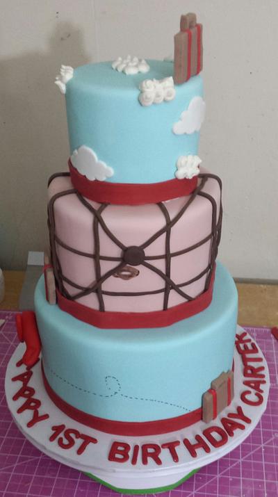 Carter's 1st Birthday - Cake by Nicole Verdina 