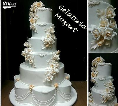elegant wedding - Cake by Gelateria Mozart 