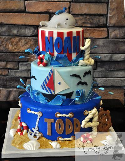 Mickey Mouse Topsy Turvy Wedding Cake - Cake by Leo Sciancalepore