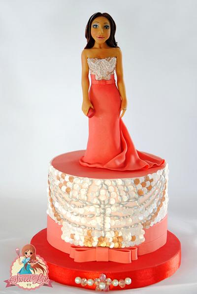 Miu Miu Fashion Inspired Cake - Cake by SweetLin