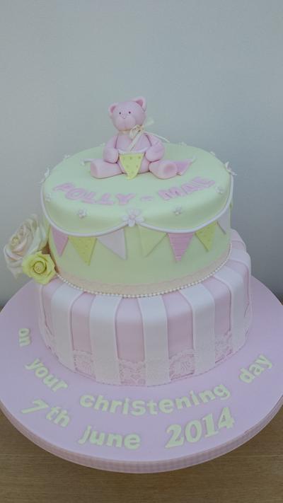 christening cake - Cake by Heathers Taylor Made Cakes
