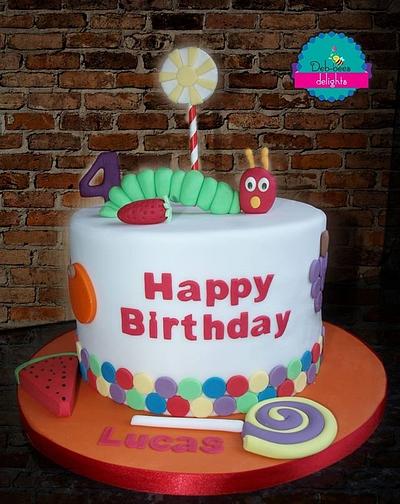 Hungry caterpillar - Cake by Deb-beesdelights