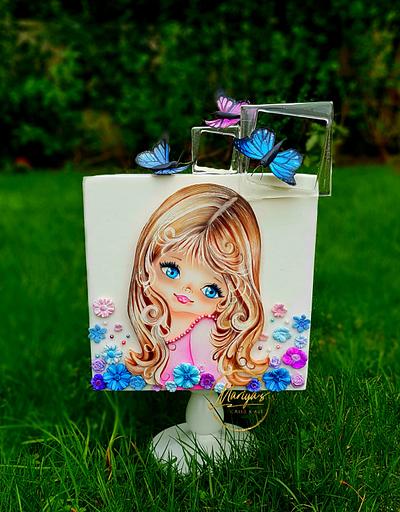 Alice and the butterflies - Cake by Mariya's Cakes & Art - Chef Mariya Ozturk