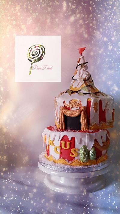 Winter circus cake - Cake by Pien Punt