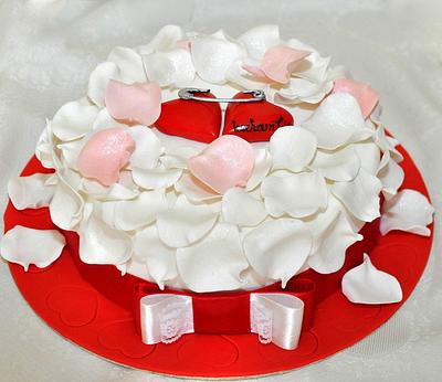 rose petals - Cake by danadana2