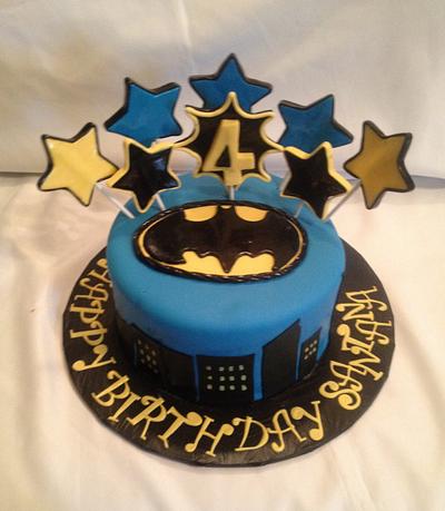 BATMAN : Birthday Cake  - Cake by Caroline Diaz 