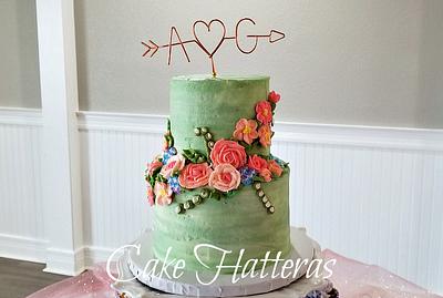 Buttercream Wedding Cake 2020 - Cake by Donna Tokazowski- Cake Hatteras, Martinsburg WV