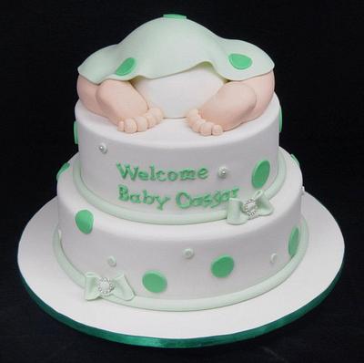 baby shower - Cake by candyscakes