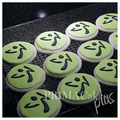 Zumba Logo Cookies - Cake by Prima Cakes and Cookies - Jennifer