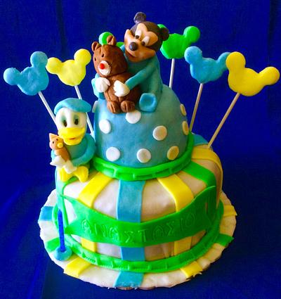 Baby Mickey cake  - Cake by Dora Th.