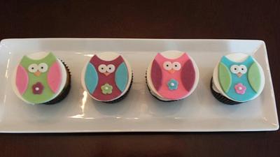 Owl cupcakes - Cake by Delani's Delights