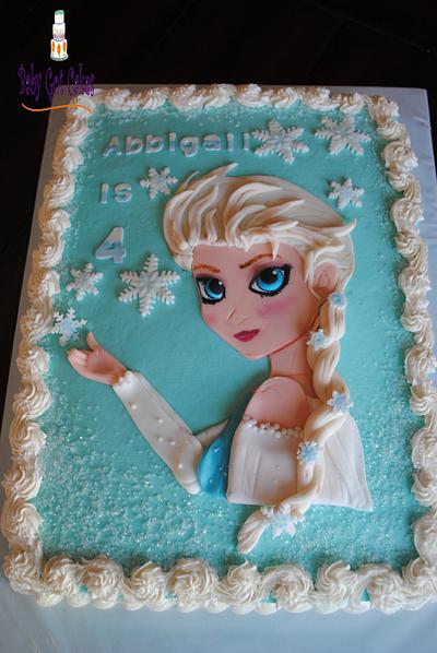 2D Elsa - Cake by Baby Got Cakes