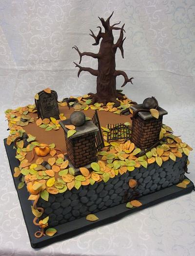 abandon cemetary. - Cake by Gil
