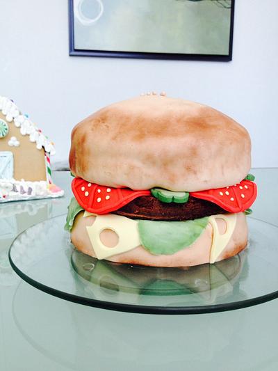 Burger cake - Cake by NAN