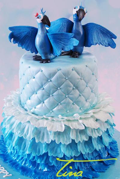 Love Birds - Cake by Tina Jadav
