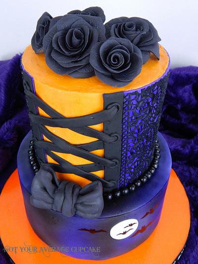 The Haunted Corset ... A Wedding Cake - Cake by Sharon A./Not Your Average Cupcake