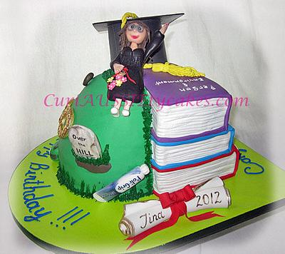 Graduation / 50th birthday mash-up cake - Cake by CuriAUSSIEty  Cakes