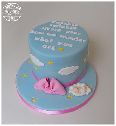 Gender reveal cake and cupcakes - Cake by Little Miss Cupcake