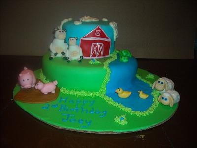 Party animals - Cake by MissasMasterpieces