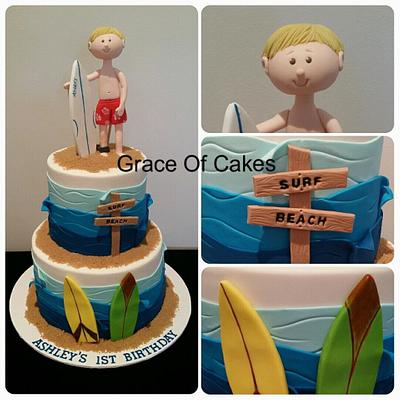 Beach-lovin' Boy - Cake by Grace Of Cakes