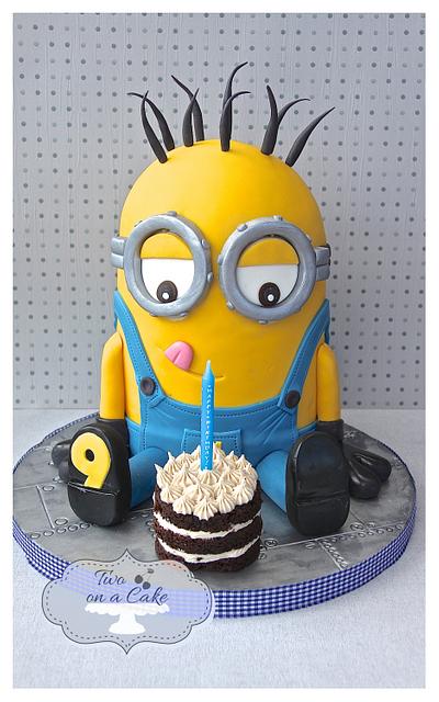 Minion birthday boy - Cake by Two cherries on a cake