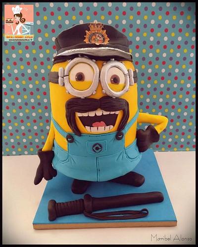 Police minion - Cake by MaribelAlonso
