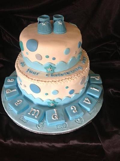 Christening cake - Cake by Lisa sweeney 