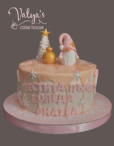 Happy First Christmas Anathea! - Cake by Valeriya Koleva 