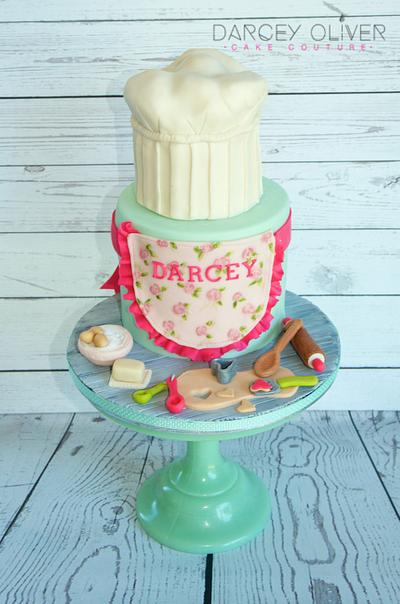 Baking Girl - Cake by Sugar Street Studios by Zoe Burmester