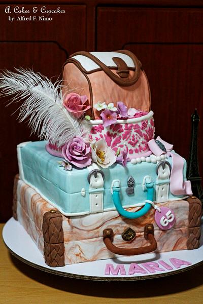 Chic Traveler - Cake by Alfred (A. Cakes & Cupcakes)
