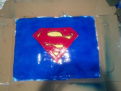 Superman Cake for my son - Cake by Tabitha