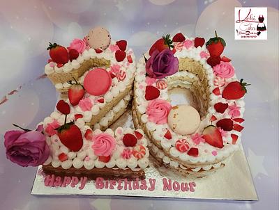 "Numbers cake" - Cake by Noha Sami