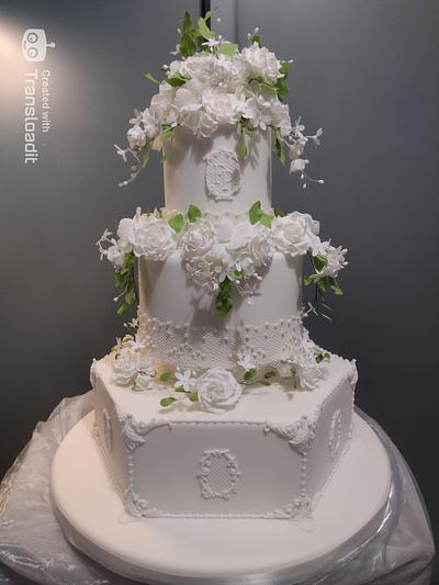 Romantic Wedding - Cake by Julissa 