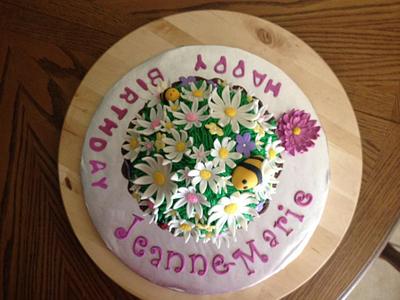 Summer Flowers for Jeanne-Marie - Cake by taralynn