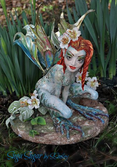 Karla Lynette - The Frog Fairy - Cake by Sandra Smiley