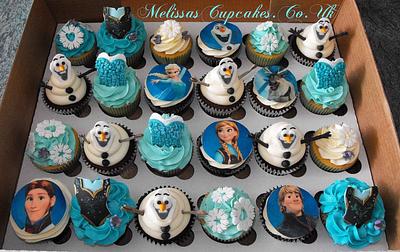 Frozen Disney Film Cupcakes - Cake by Melissa's Cupcakes