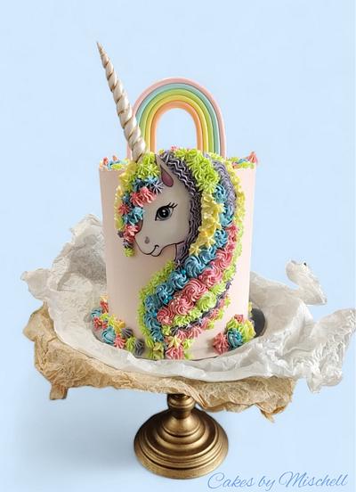 Unicorn  - Cake by Mischell