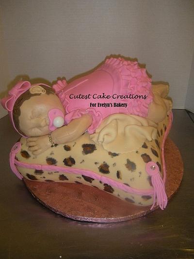 Sleeping baby - Cake by Evelyn Vargas