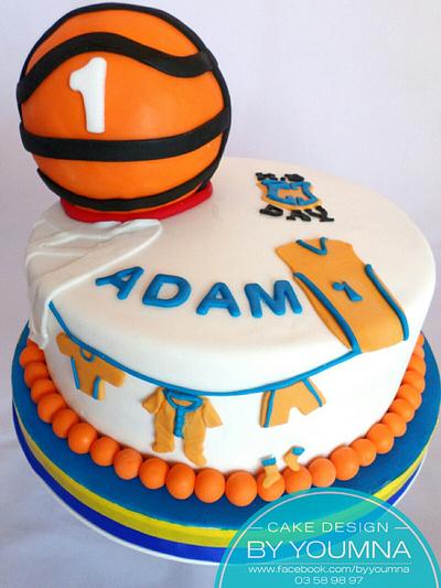 Basketball  - Cake by Cake design by youmna 