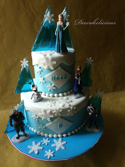 Frozen! - Cake by Deepa Shiva - Deecakelicious
