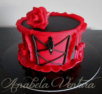 Red Corset  - Cake by AnabelaVentura