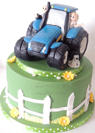 Tractor wedding cake - Cake by Shereen
