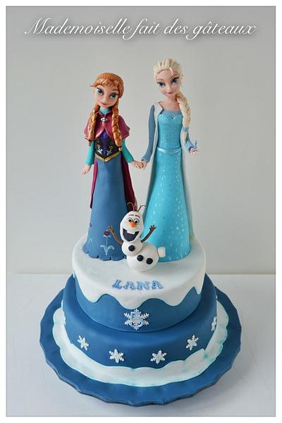 "Frozen" - Cake by Mademoiselle fait des gâteaux