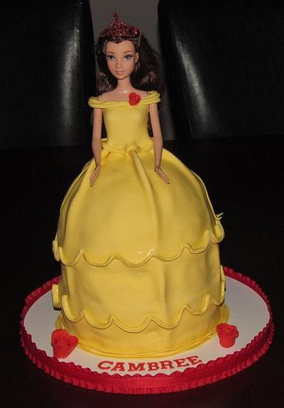Beauty and Beast Princess Belle Cake & Cupcakes - Cake by Jaybugs_Sweet_Shop
