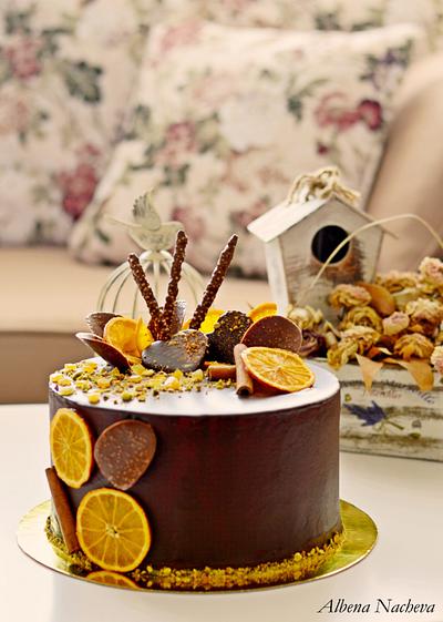 Chocolate-Orange Cake - Cake by Albena Nacheva